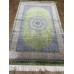 Иранский ковер QUM Silk 10009 Зеленый - фото №6